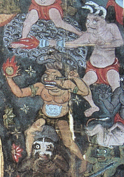 Fire Lance And a Grenade 10th Century Dunhuang